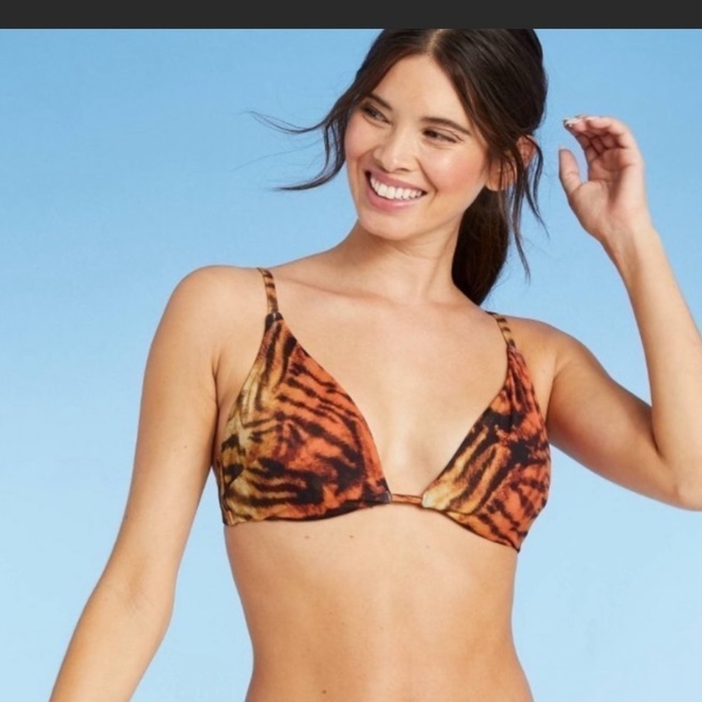 Shade And Shore Bikini Top- Multi Animal Print
